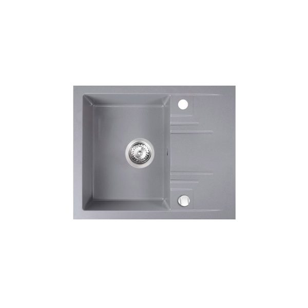 Νεροχύτης κουζίνας γκρι DRGM48/58GA FERRO 58x48cm