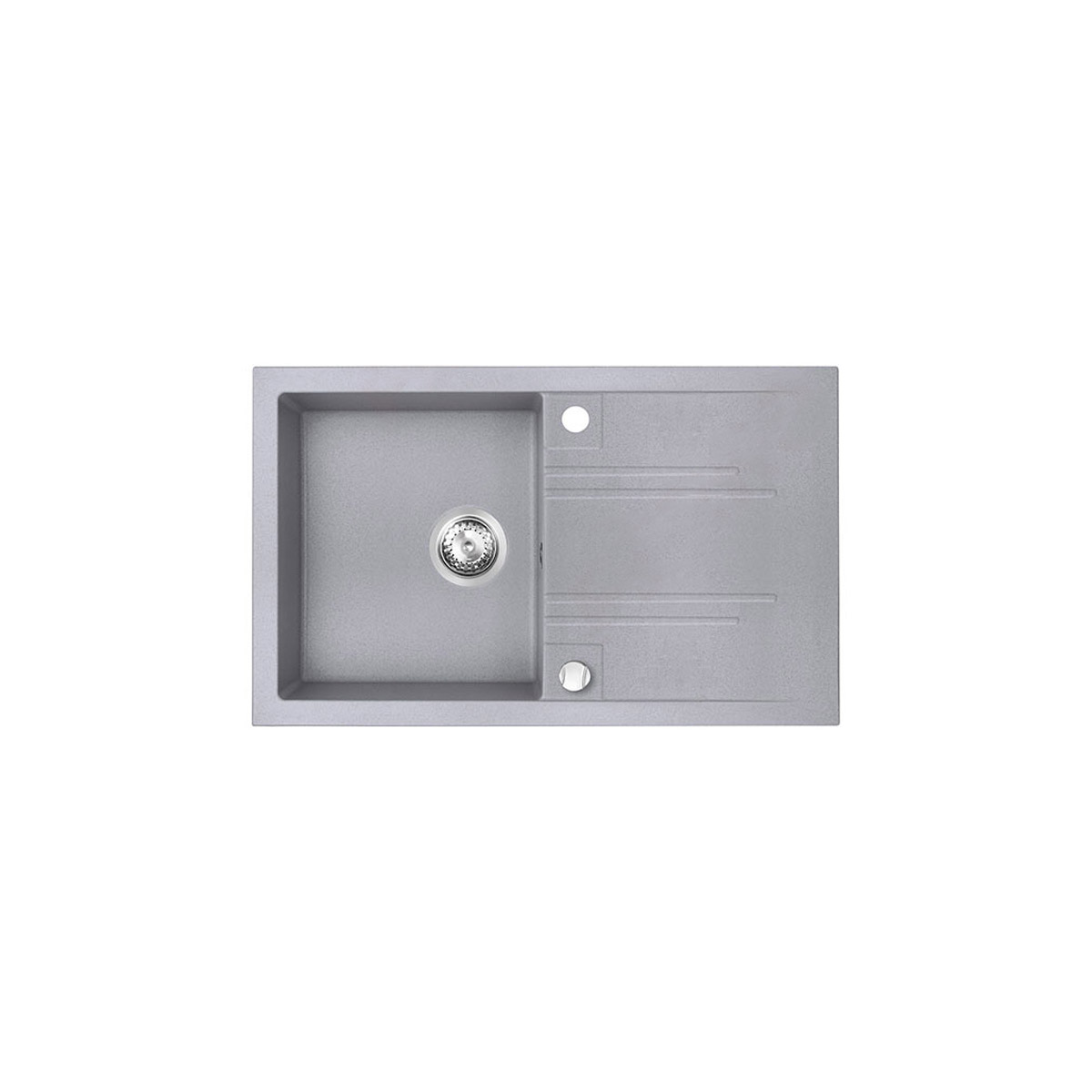 Νεροχύτης κουζίνας γκρι DRGM48/78GA FERRO 78x48cm