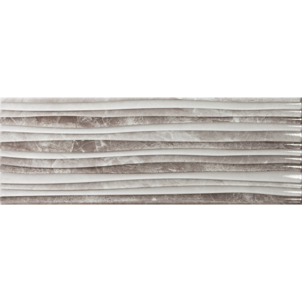 Πλακάκι LOUVRE Décor Gris Wave Rlv KARAG 25x70cm (m2)