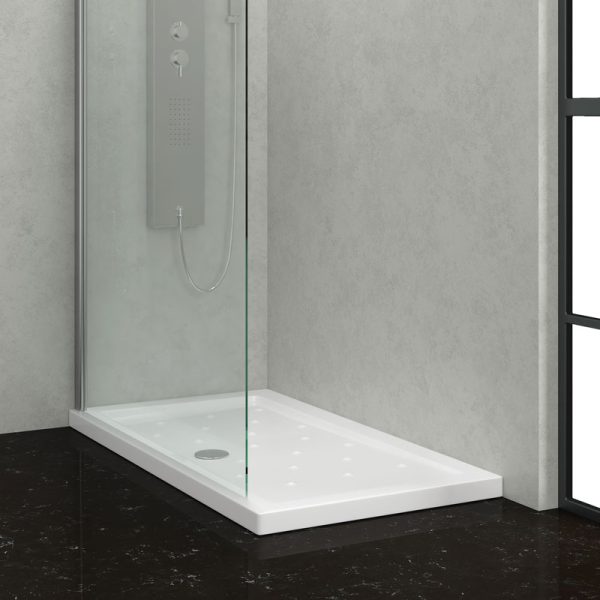 Ντουζιέρα ορθογώνια πορσελάνης PORCELAIN FLAT KARAG