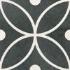 Πλακάκι RETRO Flor Black KARAG 30x30cm (m2)
