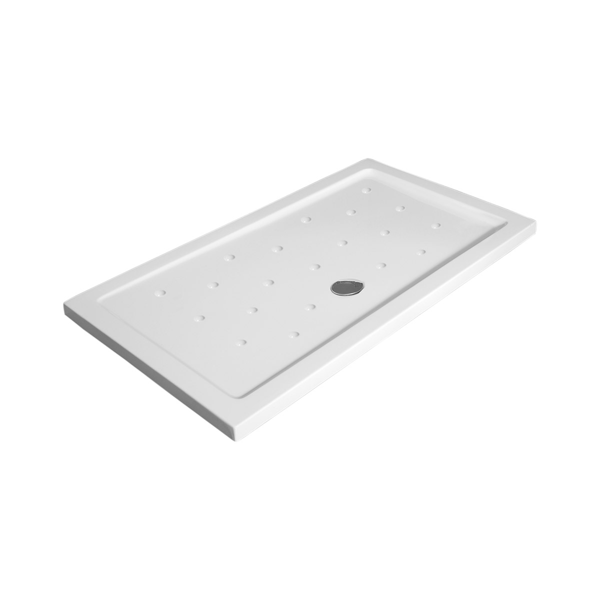 Ντουζιέρα ορθογώνια πορσελάνης PORCELAIN FLAT KARAG
