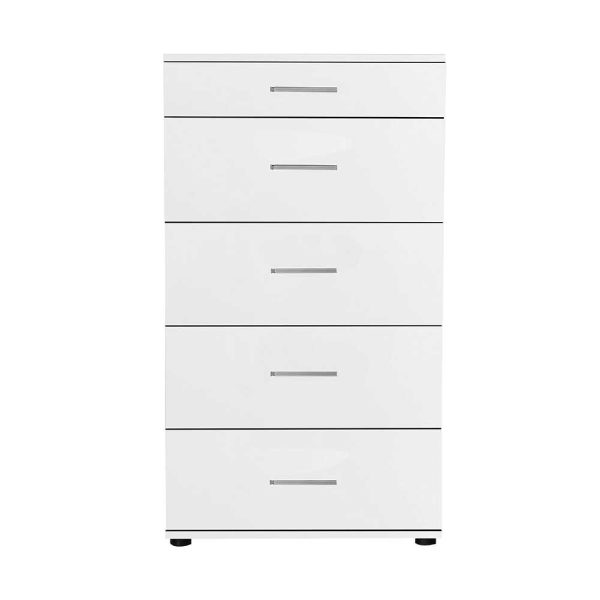 Συρταριέρα σε χρώμα λευκό 60x44x108