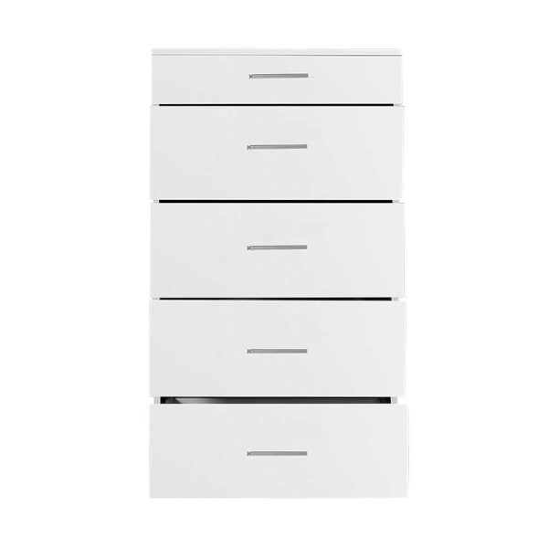 Συρταριέρα σε χρώμα λευκό 60x44x108