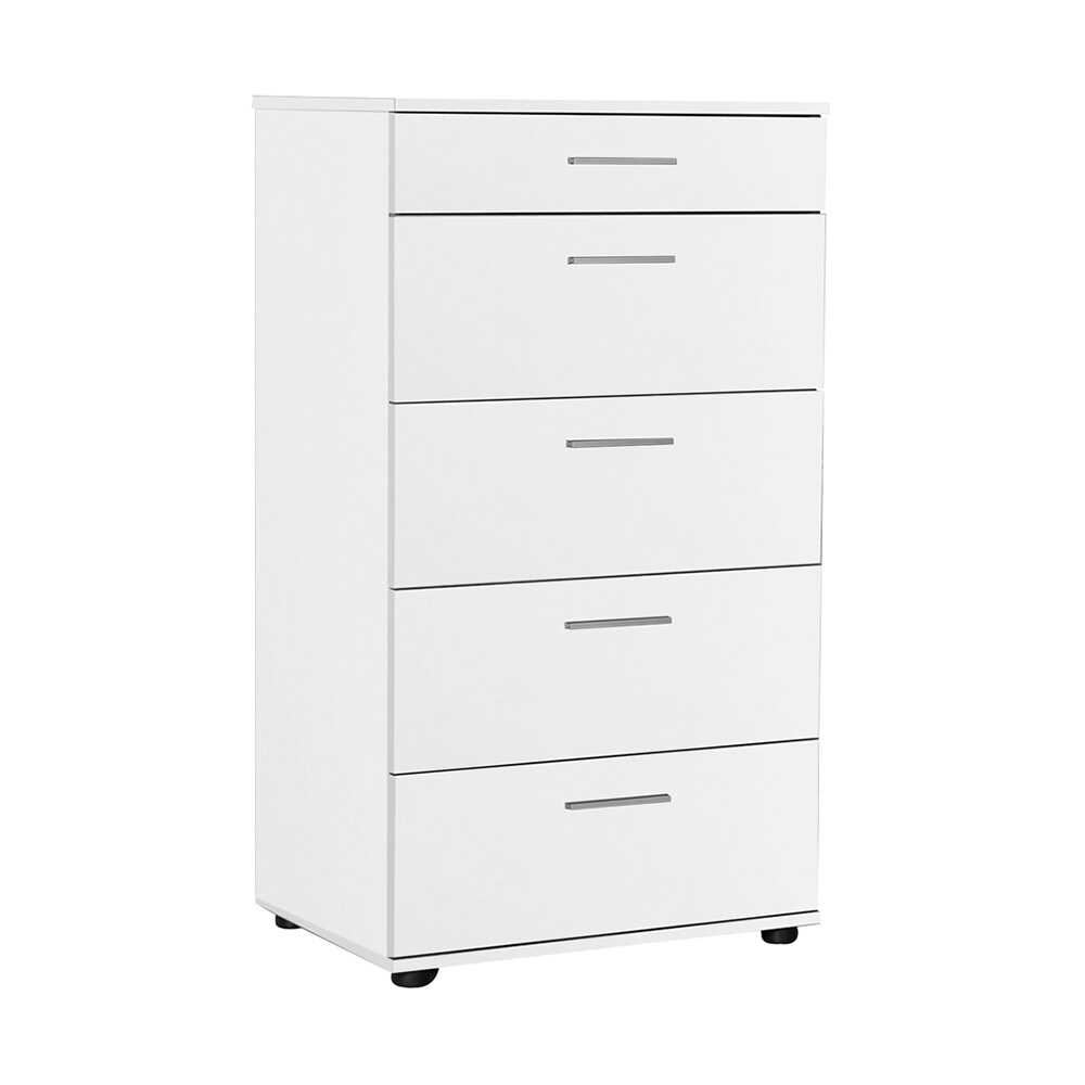 Συρταριέρα σε χρώμα λευκό 60x44x108