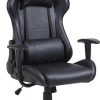 Καρέκλα γραφείου Alonso gaming klikareto pu μαύρο 69x70x127/137