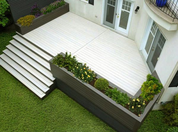 DECK-WPC ΔΑΠΕΔΟΥ 23/140mm WHITE  40130 NewPlan