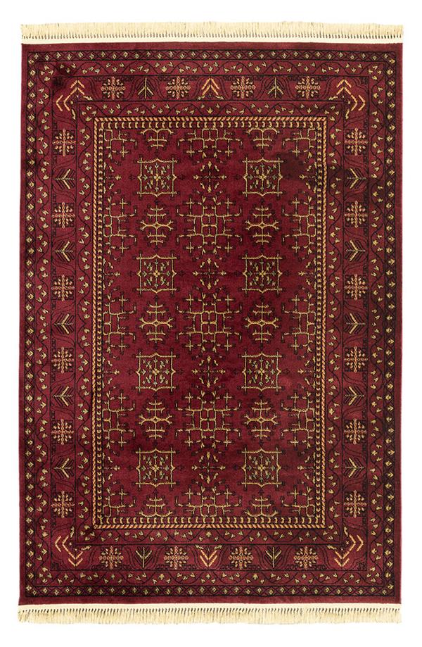 ΧΑΛΙ PERSIA   315 BURGUNDY ΜΕ ΚΡΟΣΣΙ - 200X290  NewPlan