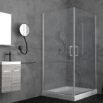 Orabella Energy 130 cm - Καμπίνα αντιστρέψιμη, ευθύγραμμη με σταθερό πλαϊνό 80 cm