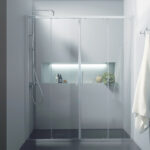 Orabella Energy Plus 170 cm - Καμπίνα ευθύγραμμη με σταθερό πλαϊνό 70 cm