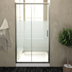 Orabella Windows White matt 90 cm - Καμπίνα ελεύθερης τοποθέτησης με βραχίονα στήριξης τοίχου