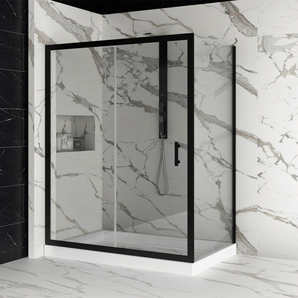 Orabella Energy Black 100 cm - Καμπίνα αντιστρέψιμη, ευθύγραμμη