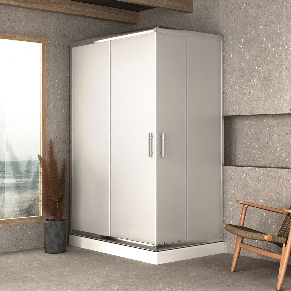Orabella Signe Plus Fabric 70X100 - Καμπίνα αντιστρέψιμη, ασύμμετρη, γωνιακής εισόδου