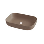 Olympia Trend Square 02 Gray matt - Νιπτήρας Επικαθήμενος χωρίς βαλβίδα