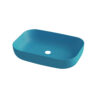 Olympia Metamorfosis 42600 Turquoise matt - Νιπτήρας Επικαθήμενος χωρίς βαλβίδα
