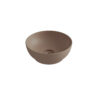 Olympia Trend Round 02 Brown/Beige matt - Νιπτήρας Επικαθήμενος χωρίς βαλβίδα