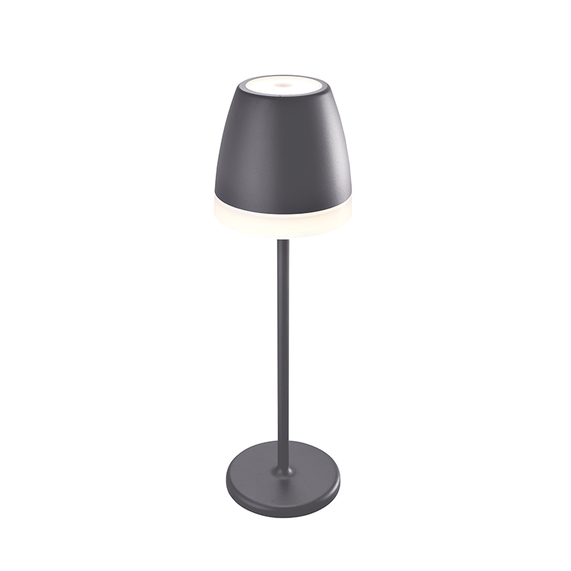 ^LED SMD TABLE BATTERY LUMINAIRE 2W 150LM 38° 3.000K DARK GREY CRI80 IP54