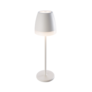 ^LED SMD TABLE BATTERY LUMINAIRE 2W 150LM 38° 3.000K MATT WHITE CRI80 IP54