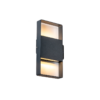 ^LED SMD WALL LUMINAIRE 8W 320LM 120° 230V AC 3.000K DARK GREY CRI80 IP54 30.000HRS