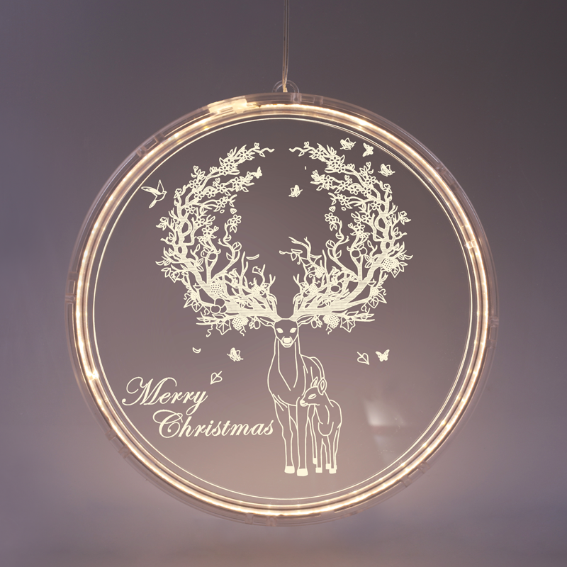 ^ "3D ACRYLIC REINDEER", 36 WW LED ΣΤΑΘ. IP20  21X21.6CM, USB ΚΑΛ. ΤΡΟΦΟΔ.