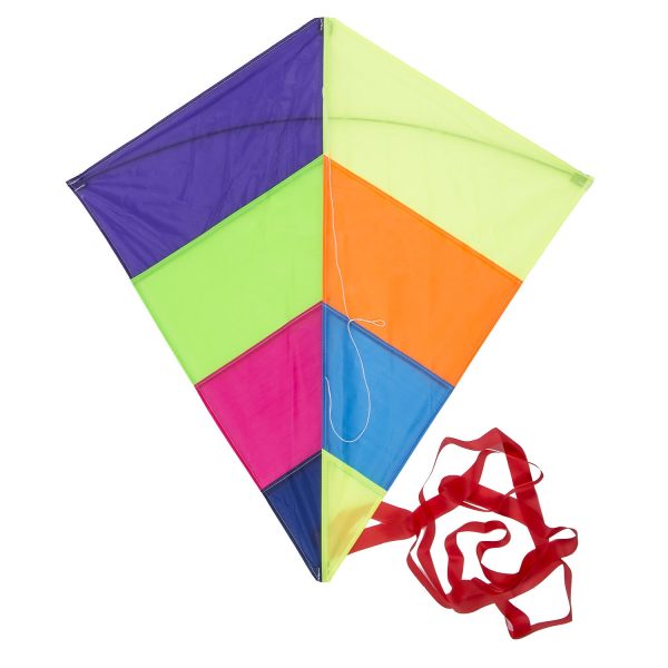 Χαρταετός Με Θήκη Αποθήκευσης Πολύχρωμο Nylon 88x82cm