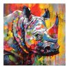 Πίνακας σε καμβά Rhinocery Inart 80x3x80εκ