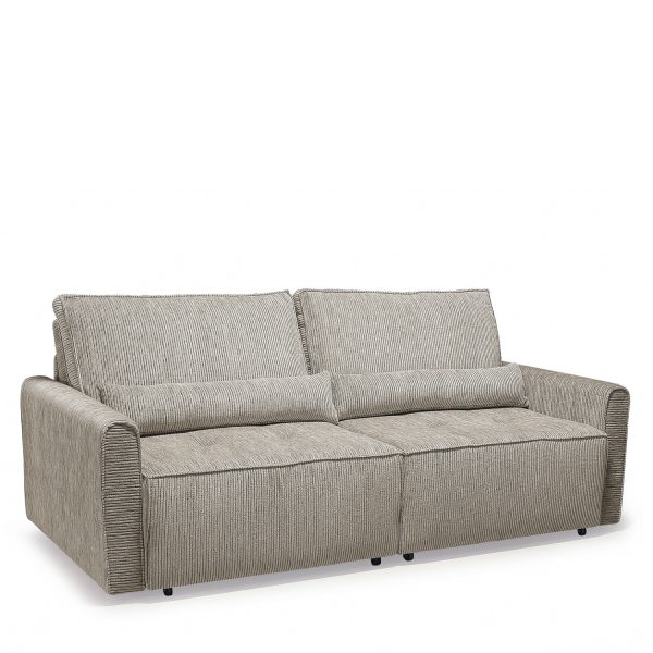 Καναπές Κρεβάτι Τριθέσιος ArteLibre SHELBY Μπεζ 215x110x90cm