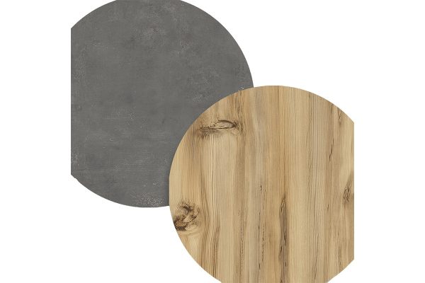 Βιβλιοθήκη "VIANA" σε χρώμα felt/γκρι 76x25x170