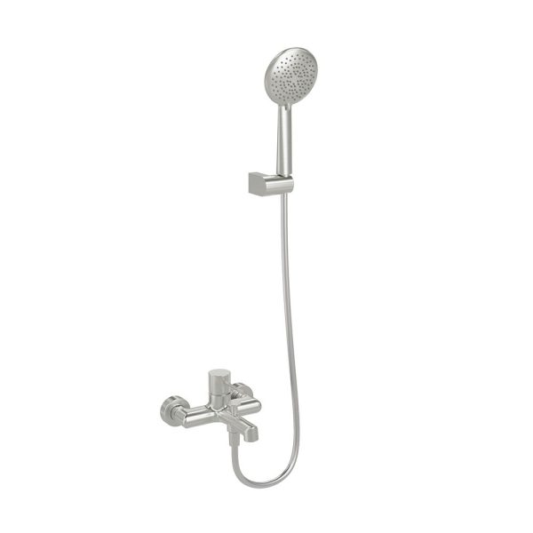 Orabella Terra Brushed Nickel - Μπαταρία Λουτρού