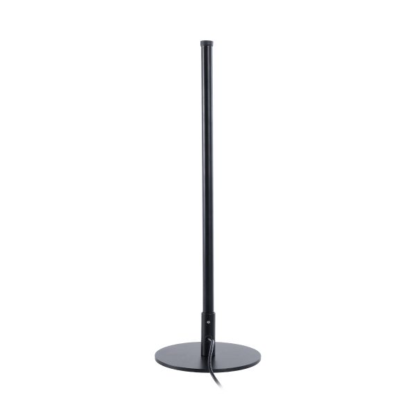 GloboStar® DALUMA 60467 Επιτραπέζιο Φωτιστικό LED CCT 8W 880lm 200° AC 220-240V - Εναλλαγή Φωτισμού μέσω On/Off All In One Ψυχρό 6000k+Φυσικό 4500k+Θερμό 2700k Μ15 x Π15 x Υ46cm - Mαύρο - 3 Χρόνια Εγγύηση