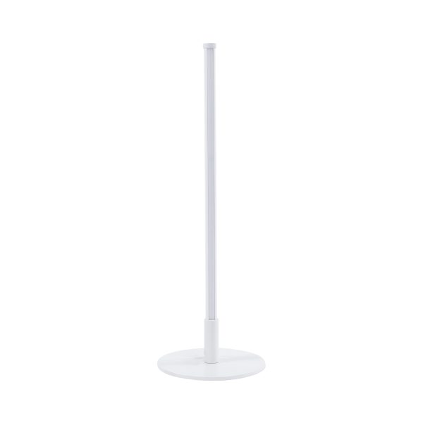 GloboStar® DALUMA 60468 Επιτραπέζιο Φωτιστικό LED CCT 8W 880lm 200° AC 220-240V - Εναλλαγή Φωτισμού μέσω On/Off All In One Ψυχρό 6000k+Φυσικό 4500k+Θερμό 2700k Μ15 x Π15 x Υ46cm - Λευκό - 3 Χρόνια Εγγύηση