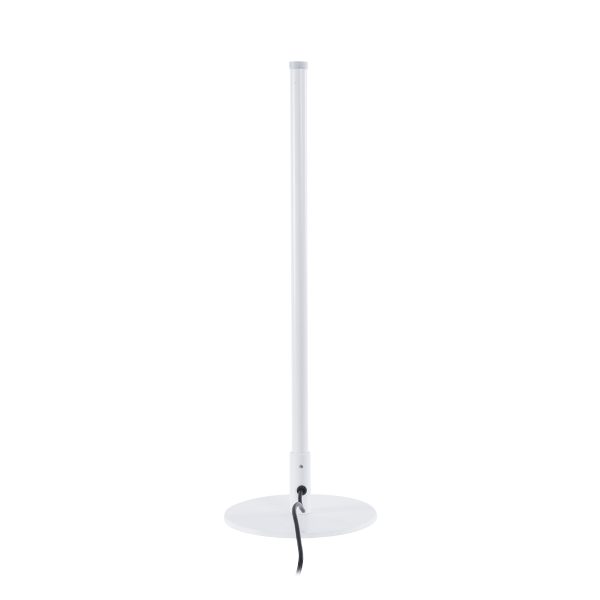 GloboStar® DALUMA 60468 Επιτραπέζιο Φωτιστικό LED CCT 8W 880lm 200° AC 220-240V - Εναλλαγή Φωτισμού μέσω On/Off All In One Ψυχρό 6000k+Φυσικό 4500k+Θερμό 2700k Μ15 x Π15 x Υ46cm - Λευκό - 3 Χρόνια Εγγύηση