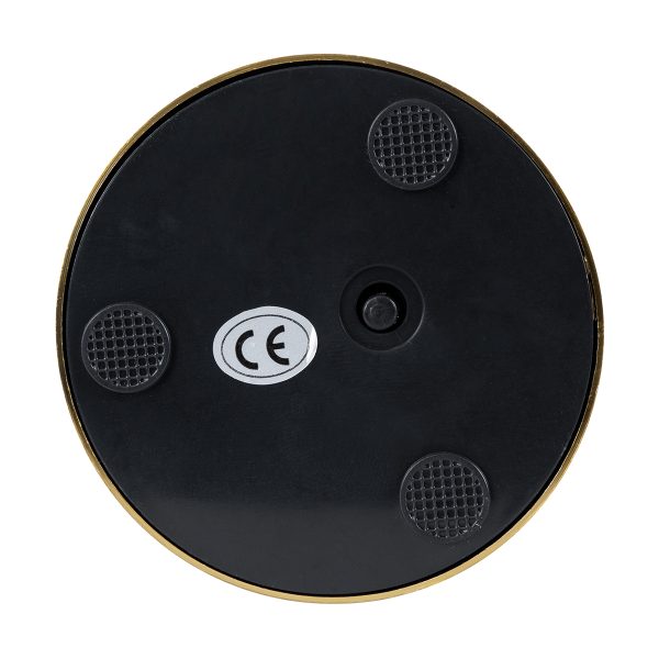 GloboStar® JOJO 76523 Μοντέρνο Επιτραπέζιο Φωτιστικό Πορτατίφ LED 1.5W 105lm 120° DC 5V Επαναφορτιζόμενο με Μπαταρία Li-ion 1800mAh - Διακόπτη Αφής με 3 Εναλλαγές Φωτισμού CCT Θερμό - Φυσικό - Ψυχρό 1500K - 4500K - 6000K Dimmable - D8 x H34cm - Χρυσό