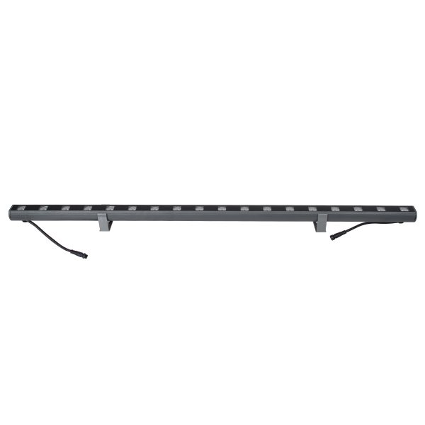GloboStar® WASHER-PANDA 90585 Μπάρα Φωτισμού Ultra Slim Wall Washer LED 36W 3060lm 15° DC 24V Αδιάβροχο IP67 Μ100 x Π4 x Υ3.5cm Πολύχρωμο RGBW DMX512 - Γκρι Ανθρακί - 3 Χρόνια Εγγύηση