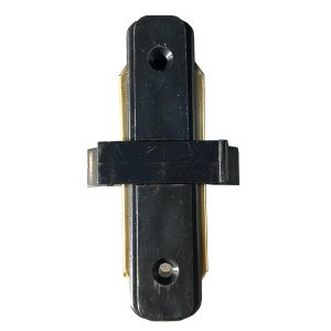 Globostar 60849 Μονοφασικός Connector 2 Καλωδίων Συνδεσμολογίας Γιώτα (Ι) για Μαύρη Ράγα Οροφής