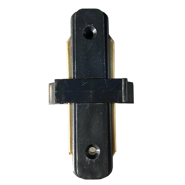 Globostar 60849 Μονοφασικός Connector 2 Καλωδίων Συνδεσμολογίας Γιώτα (Ι) για Μαύρη Ράγα Οροφής