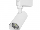 Globostar S-40010 Μονοφασικό Bridgelux COB LED Λευκό Φωτιστικό Σποτ Ράγας 10W 230V 1300lm 30° Ψυχρό Λευκό 6000k