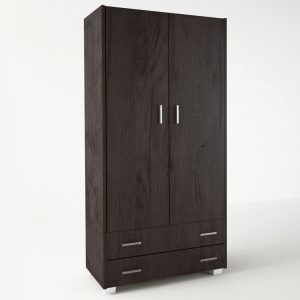 Ντουλάπα δίφυλλη σε χρώμα βέγγε 85x50x180