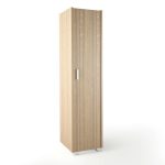 Ντουλάπα μονόφυλλη σε χρώμα δρυς 48x50x180