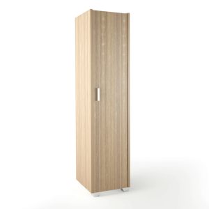 Ντουλάπα μονόφυλλη σε χρώμα δρυς 48x50x180