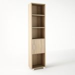 Βιβλιοθήκη σε χρώμα δρυς 40x30x180