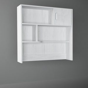Εταζέρα σε χρώμα λευκό ρουστίκ 100x30x100