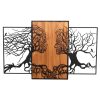 ΔΙΑΚΟΣΜΗΤΙΚΟ ΤΟΙΧΟΥ ILLUSION HM4654 ΦΥΛΛΑ ΜΕΤΑΛΛΟΥ-ΞΥΛΟ 125,5x3x79Υεκ.