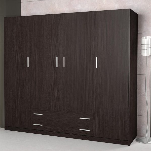 Ντουλάπα τετράφυλλη 200x180x60 βέγγε