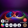 GloboStar® NEONIO 90754 Digital Pixel Addressable Neon Strip - Ψηφιακή Ταινία Neon Flex LED SMD 5050 14.4W/m 60LED/m 20PIXEL/m SPI/TTL Protocol IC SM16703P/WS2811/WS2812 864lm/m 90° DC 12V Αδιάβροχη IP67 Πολύχρωμη RGB - Λευκό Σώμα - Μ1000 x Π3 x Υ2cm - Συσκευασία 10 Μέτρων - 2 Χρόνια Εγγύηση