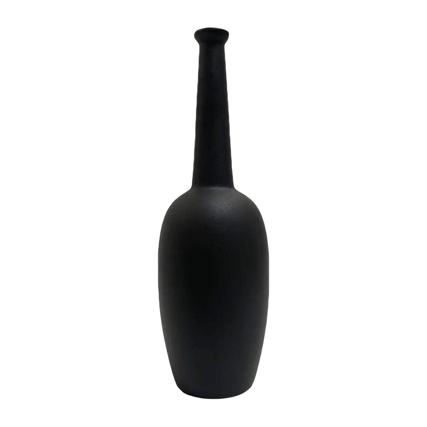 ΕΠΙΤΡΑΠΕΖΙΟ ΚΕΡΑΜΙΚΟ ΔΙΑΚΟΣΜΗΤΙΚΟ GLAΖΕ HM4591.02 ΜΑΥΡΟ ΜΑΤ Φ13x40Υεκ