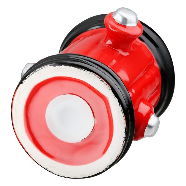 Money Box Hydrant Ceramic Red 15X12X16Cm 15X12X16Cm