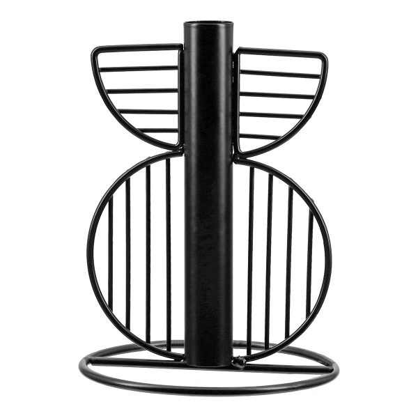 Κηροπήγιο "Black&White" Metal Black White 4 τμχ. Ποικιλία D115X16Cm D115X16Cm