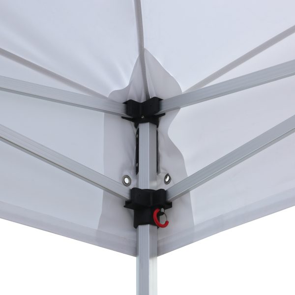 GAZEBO ΜΕ ΠΛΑΙΝΑ ΠΑΝΙΑ ΣΚΙΑΣΗΣ CRESSEN HM21099 ΠΤΥΣΣΟΜΕΝΟ ΑΛΟΥΜΙΝΙΟΥ 3x6x3,4Yμ