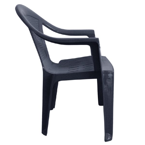 Πολυθρόνα "ERMIS" πλαστική σε χρώμα μπλε 58x58x79